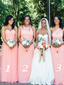 Multi Styles Long Chiffon Colorful Comfy Bridesmaid Dress, BD3047