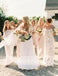 Vintage See-through Lace Long Sleeves Simple Chiffon  Wedding Dresses, AB1146